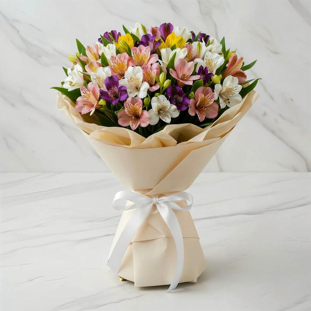 Букет цветов из: Альстромерии в Быково Московской области