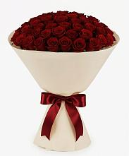 Букет 101 Бордовая роза Блэк Бакарра в Быково Московской области