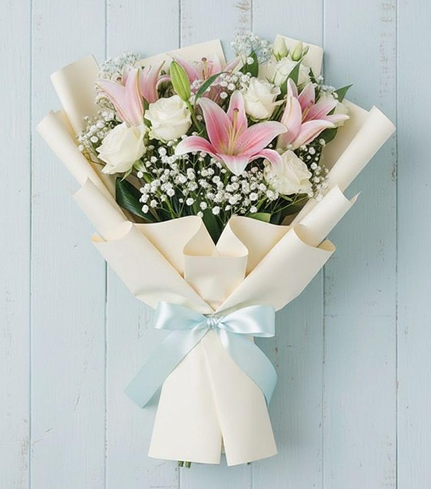 Букет цветов из: Лилии в Быково Московской области