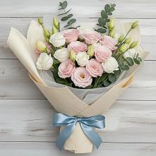 Букет цветов из:  Лизиантусы #REPLACE_PRED# Быково Московской области