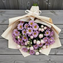 Букет цветов из:  Розы и Хризантемы в Быково Московской области
