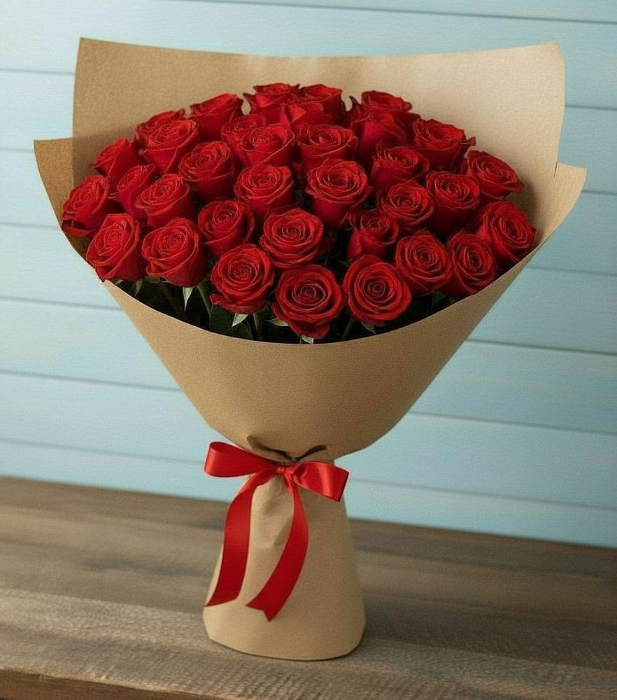 Букет Красные розы Милано в Быково Московской области
