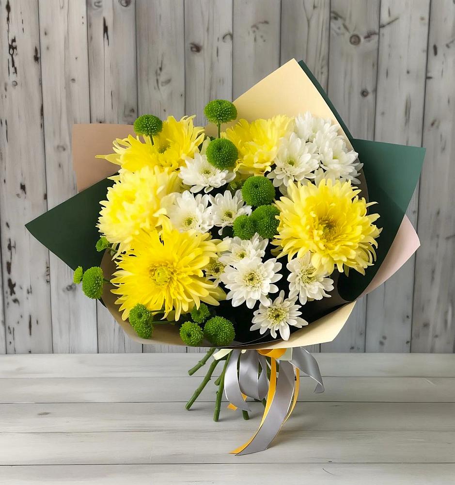 Букет цветов из: Хризантемы в Быково Московской области