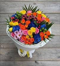 Букет цветов из:  Розы и Хризантемы в Быково Московской области